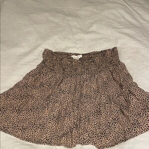 Leopard Print Women's Skirt
